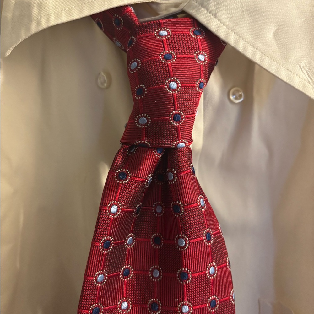 Joseph a bank executive collection silk tie red